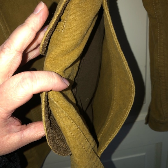 Pendleton Men’s Woolen Mills Tan Brownsville Jacket Corduroy Collar Trim Medium - Picture 4 of 10